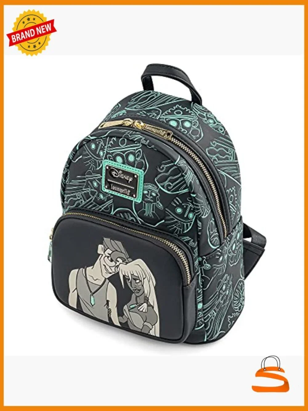 Disney Atlantis 20th Anniversary Kida Milo Shoulder Bag Purse